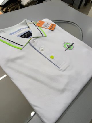 Polo BE BOARD bianca mezza manica taglia 4XL