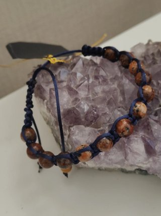 3 Bracciali Shamballa Pietre Marroni Verdi