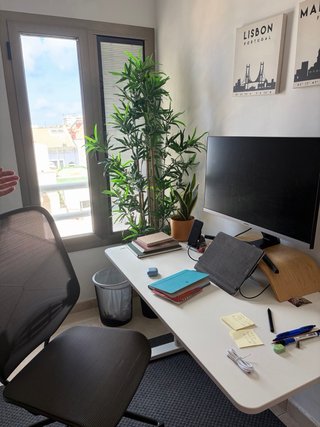 Escritorio Elevable Manual Ikea Blanco