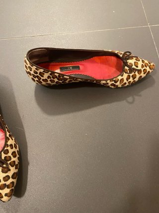 Zapatos planos Carolina Herrera estampado leopardo