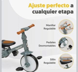 Triciclo Evolutivo Bebé Interbaby 5 en 1