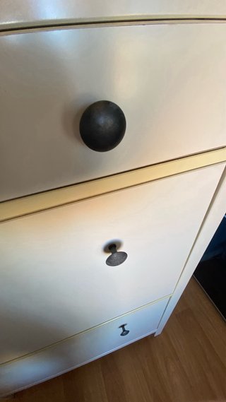 Mueble zapatero blanco de madera