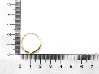 anillo oro 18k con piedra con circonita
