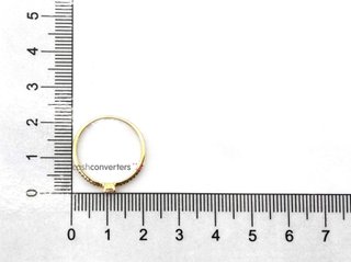 anillo oro 18k con piedra con circonita t. 17 (18,16 mm)