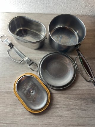 Gavette acciaio inox vintage