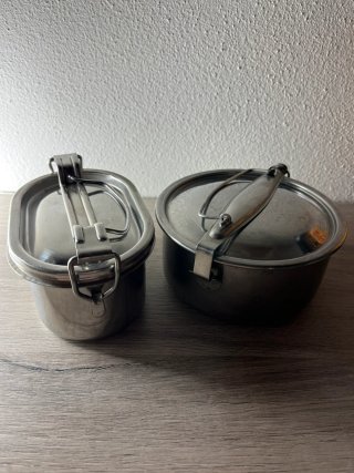 Gavette acciaio inox vintage