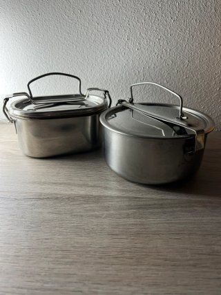 Gavette acciaio inox vintage