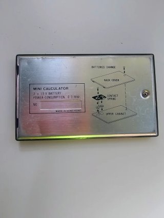 Calculadora Saiba Mini Card EC-821A Vintage