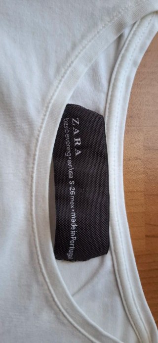 Camiseta Zara blanca