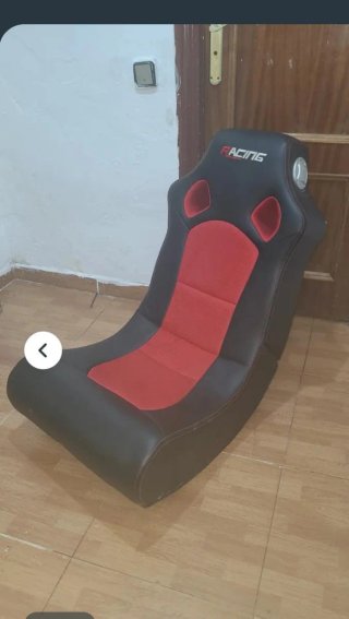 Silla Gamer Racing Negra y Roja