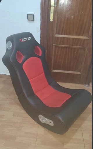 Silla Gamer Racing Negra y Roja