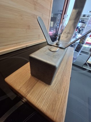Soporte Jamonero Metal y Madera