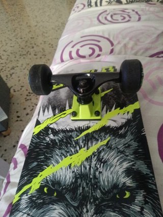 Skate Oxelo Lobo y Bosque