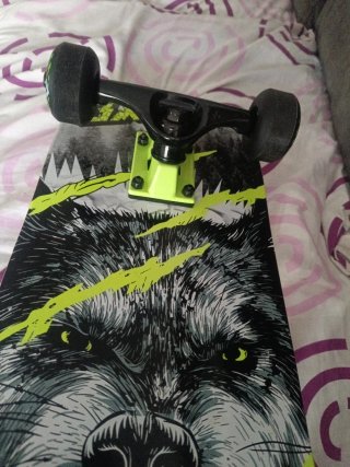 Skate Oxelo Lobo y Bosque