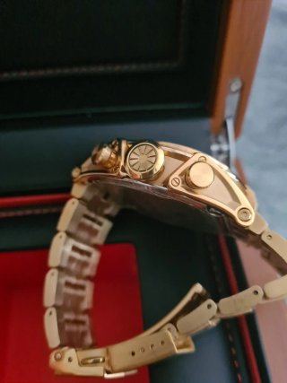Reloj Jaguar Dorado y Negro Mod J854/3