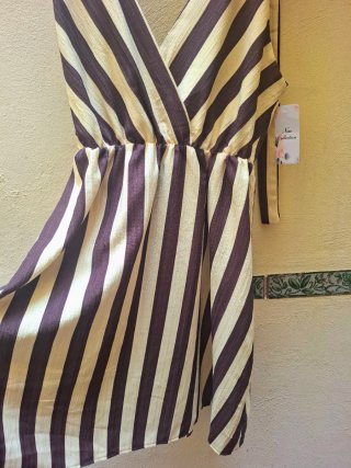 Vestido corto de rayas A ESTRENAR
