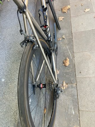 Bicicleta da strada J Guillem in titanio