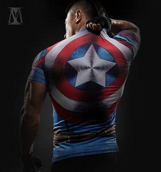 camiseta SUPERMÁN,SPIDERMAN o CAPITÁN AMÉRICA