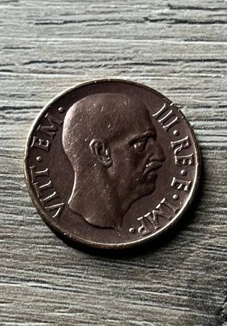 Moneta 5 Centesimi Italia 1938