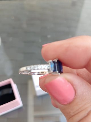 Anillo Pandora Plata 925 Azul