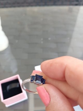 Anillo Pandora Plata 925 Azul