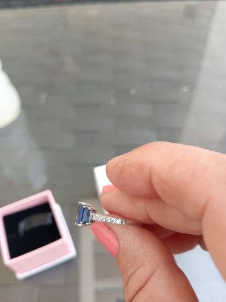 Anillo Pandora Plata 925 Azul