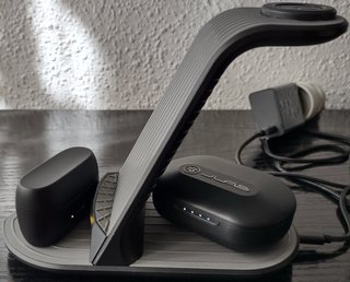 Cargador inalámbrico 4 en 1 certif. Qi