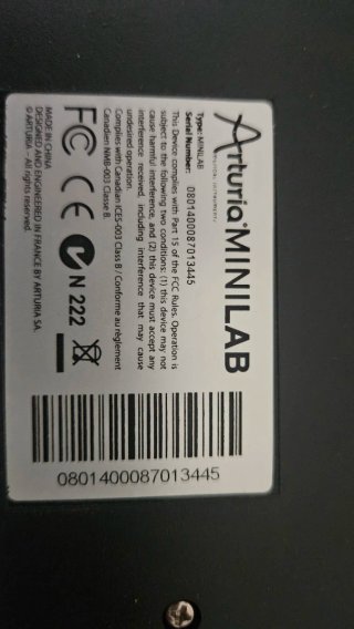 Teclado MIDI Arturia MiniLab Universal