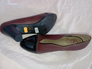 Zapatos Tacón Marrón y Negro Talla 38