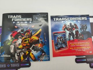 Transformers Prime The Game 3DS