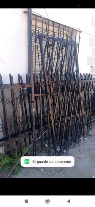 Verjas de hierro forjado