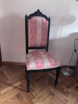 6 Sillas Antiguas Tapizadas