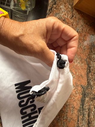 Bolsa Moschino Blanca