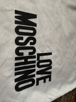 Bolsa Moschino Blanca