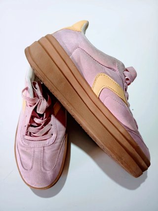 Botines casuales rosas
