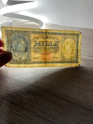 Banconota 1000 Lire Banca d'Italia 1947