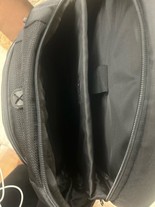 Mochila para portátil negra Sergio Tacchini