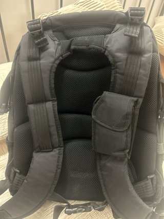 Mochila para portátil negra Sergio Tacchini