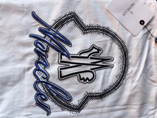 Camiseta Moncler Relaxed Fit Off-White