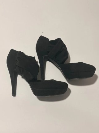 Zapatos tacón plataforma Mari Paz negros