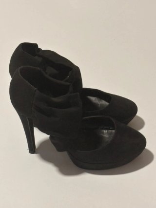 Zapatos tacón plataforma Mari Paz negros