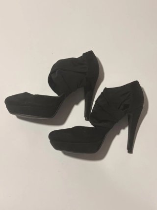 Zapatos tacón plataforma Mari Paz negros