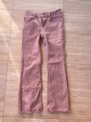 Pantalones acampanados rosas