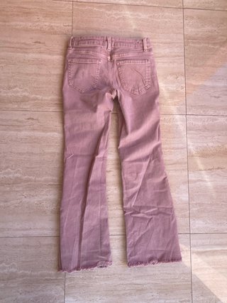 Pantalones acampanados rosas