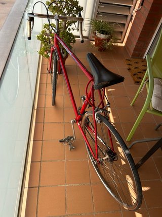 Bicicleta Clásica Peugeot Roja