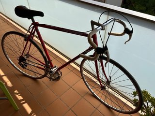 Bicicleta Clásica Peugeot Roja