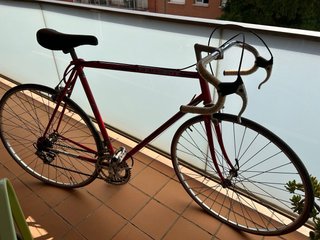 Bicicleta Clásica Peugeot Roja