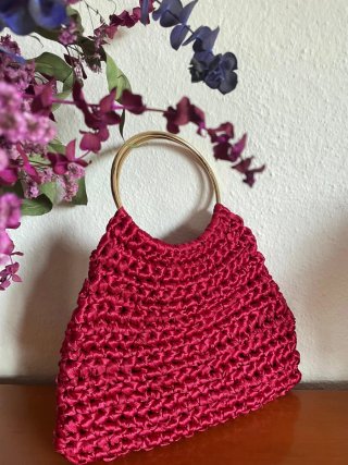 Bolso Crochet Rojo