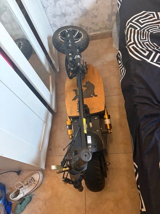 Patinete electrónico solo le ace falta la bateria