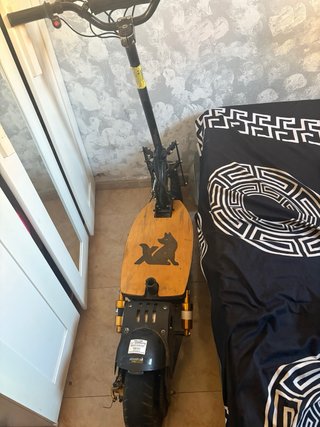 Patinete electrónico solo le ace falta la bateria